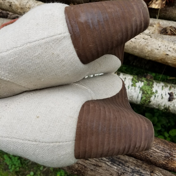 NWT 🎉Host Pick🎉 Chelsee Girl Brand Cream Wedges - Picture 6 of 12